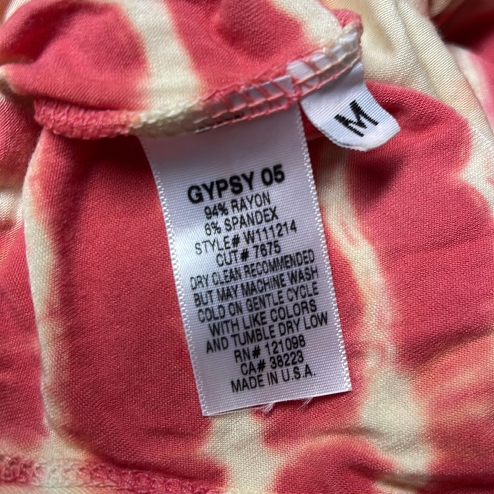 NWOT Gypsy 05 tie dye hi/low dress. Size M - Picture 7 of 7